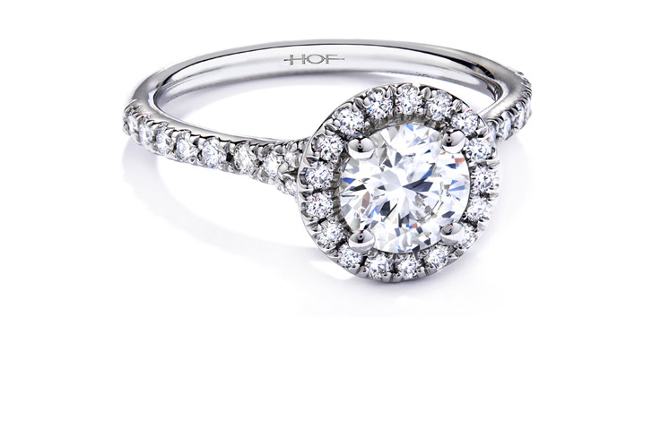 Halo Engagement Ring